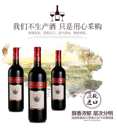 整箱六瓶 法國(guó)進(jìn)口紅酒羅茜大公干紅葡萄酒